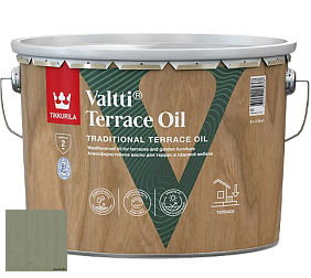 Краска Tikkurila Valtti Terrace Oil масло для наружных работ по дереву цвет 5065 Suvi