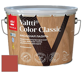 Краска Tikkurila Valtti Color Classic лазурь колеруемая для деревянного фасада цвет RAL 3033 