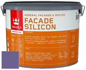 Краска Tikkurila Facade Silicon краска фасадная цвет NCS S 4040-R60B 
