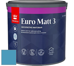 Краска Tikkurila Euro Matt 3 краска для стен и потолков цвет K362 