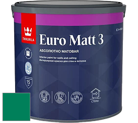 Краска Tikkurila Euro Matt 3 краска для стен и потолков цвет M372 