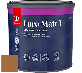 Краска Tikkurila Euro Matt 3 краска для стен и потолков цвет NCS S 4050-Y20R 