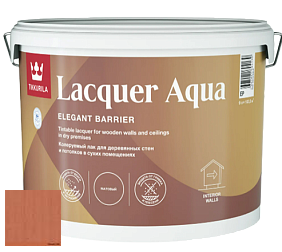 Краска Tikkurila Lacquer Aqua (матовый) лак интерьерный цвет 3450 Нуга