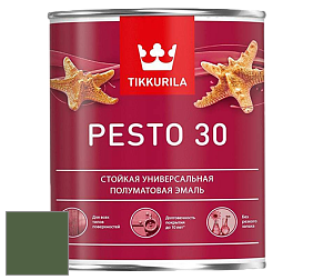 Краска Tikkurila Euro Pesto 30 эмаль цвет NCS S 6030-G30Y 