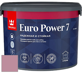 Краска Tikkurila Euro Power 7 краска для стен и потолков цвет J424 Панорама