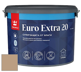 Краска Tikkurila Euro Extra 20 краска для стен и потолков цвет V463 Пустыня