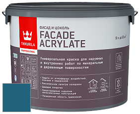 Краска Tikkurila Facade Acrylate краска внутренних и наружных работ цвет M363 