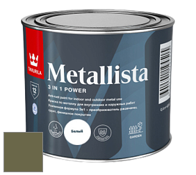 Краска Tikkurila Metallista краска по металлу цвет N450 