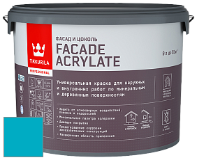 Краска Tikkurila Facade Acrylate краска внутренних и наружных работ цвет NCS S 1555-B10G 