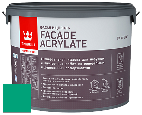 Краска Tikkurila Facade Acrylate краска внутренних и наружных работ цвет NCS S 2060-B90G 