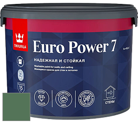 Краска Tikkurila Euro Power 7 краска для стен и потолков цвет N377 