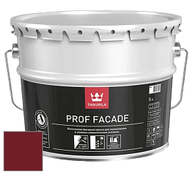 Краска Tikkurila Euro Prof Facade краска фасадная цвет RAL 3004 