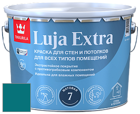 Краска Tikkurila Luja Extra 7 матовая краска для влажных помещений цвет RAL 5021 
