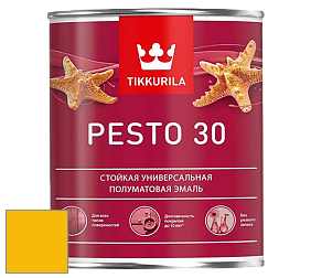 Краска Tikkurila Euro Pesto 30 эмаль цвет RAL 1003 