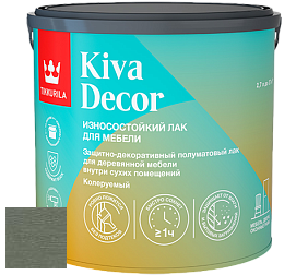 Краска Tikkurila Kiva Decor Лак для мебели цвет 3435 Тропа