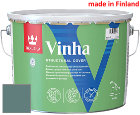 Краска Tikkurila Vinha кроющий антисептик для деревянных фасадов цвет 588X 