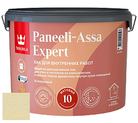 Краска Tikkurila Paneeli Assa Expert 10 интерьерный матовый лак цвет 3438 Туман