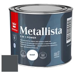 Краска Tikkurila Metallista краска по металлу цвет Y500 Ковкое железо