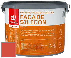 Краска Tikkurila Facade Silicon краска фасадная цвет NCS S 1080-Y80R 
