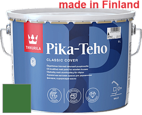 Краска Tikkurila Pika-Teho краска для деревянных фасадов цвет RAL 6010 