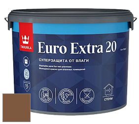 Краска Tikkurila Euro Extra 20 краска для стен и потолков цвет NCS S 6030-Y30R 