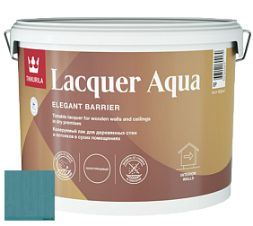 Краска Tikkurila Lacquer Aqua (полуглянцевый) лак интерьерный цвет 3454 Средиземноморье