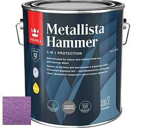 Краска Tikkurila Metallista Hammer молотковая краска по металлу цвет TVT MH072 