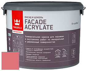 Краска Tikkurila Facade Acrylate краска внутренних и наружных работ цвет K322 