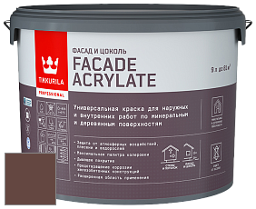 Краска Tikkurila Facade Acrylate краска внутренних и наружных работ цвет D111 Kajakki
