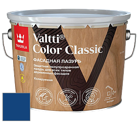 Краска Tikkurila Valtti Color Classic лазурь колеруемая для деревянного фасада цвет RAL 5010 