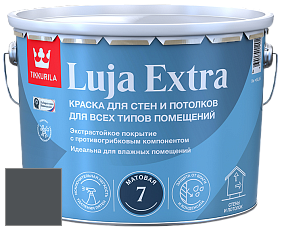 Краска Tikkurila Luja Extra 7 матовая краска для влажных помещений цвет Y500 Ковкое железо