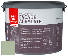 Краска Tikkurila Facade Acrylate краска внутренних и наружных работ цвет V384 Камелия