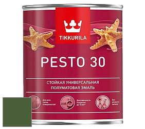 Краска Tikkurila Euro Pesto 30 эмаль цвет NCS S 5540-G30Y 