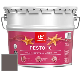 Краска Tikkurila Euro Pesto 10 эмаль цвет NCS S 7005-R 
