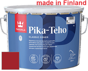 Краска Tikkurila Pika-Teho краска для деревянных фасадов цвет RAL 3002 