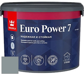 Краска Tikkurila Euro Power 7 краска для стен и потолков цвет S439 