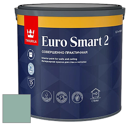 Краска Tikkurila Euro Smart 2 краска для стен и потолков цвет J442 Ментол