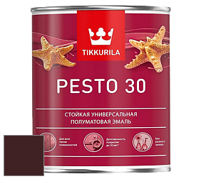 Краска Tikkurila Euro Pesto 30 эмаль цвет RAL 3007 