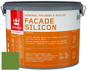 Краска Tikkurila Facade Silicon краска фасадная цвет NCS S 2570-G30Y 