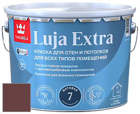 Краска Tikkurila Luja Extra 7 матовая краска для влажных помещений цвет M422 Гранатовый сок