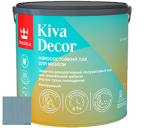 Краска Tikkurila Kiva Decor Лак для мебели цвет 3463 Дождь