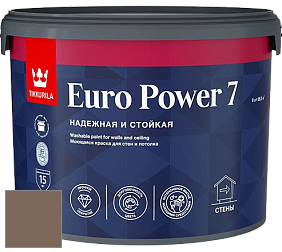 Краска Tikkurila Euro Power 7 краска для стен и потолков цвет N467 
