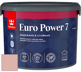 Краска Tikkurila Euro Power 7 краска для стен и потолков цвет X412 