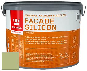 Краска Tikkurila Facade Silicon краска фасадная цвет NCS S 2030-G50Y 