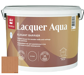 Краска Tikkurila Lacquer Aqua (матовый) лак интерьерный цвет 3448 Бук