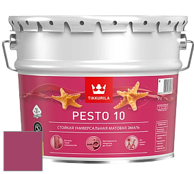 Краска Tikkurila Euro Pesto 10 эмаль цвет NCS S 2065-R20B 