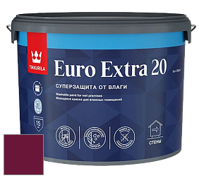 Краска Tikkurila Euro Extra 20 краска для стен и потолков цвет RAL 4004 