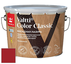 Краска Tikkurila Valtti Color Classic лазурь колеруемая для деревянного фасада цвет RAL 3002 