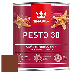 Краска Tikkurila Euro Pesto 30 эмаль цвет RAL 8029 