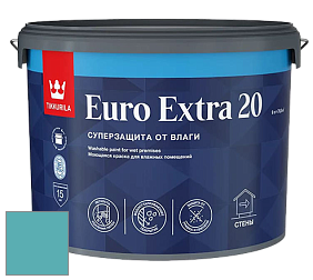 Краска Tikkurila Euro Extra 20 краска для стен и потолков цвет NCS S 2040-B30G 